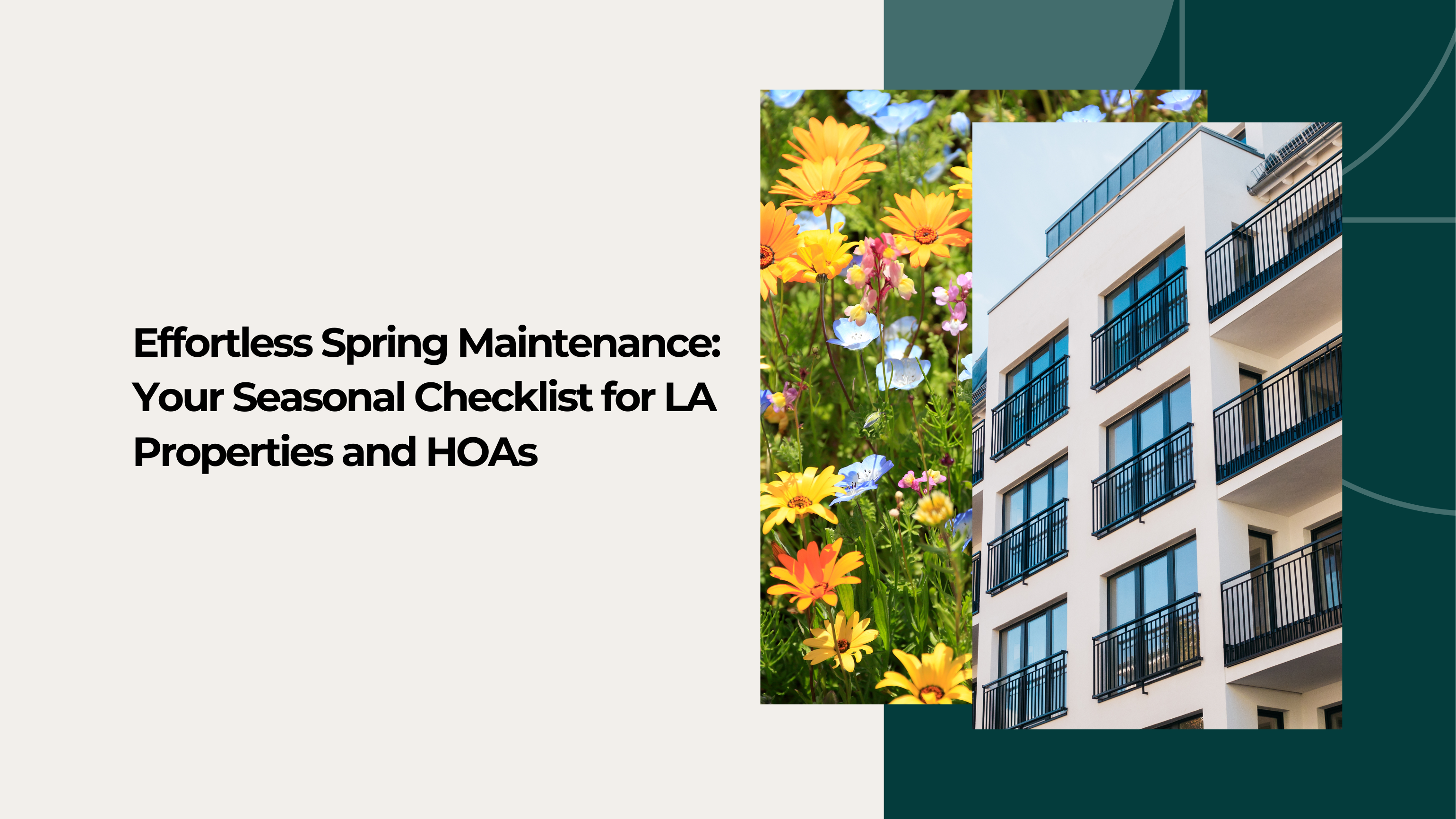Spring cleaning for HOA properties and commerical properties in Los Angeles